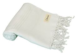 Bersuse 100% Cotton - Anatolia Turkish Towel - White