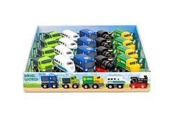 BRIO World 36034 - Mini Trains et véhicules - Locomotives à Jouets, camions et Voitures - Accessoires de Chemin de Fer pour Enfants à partir de 3 Ans