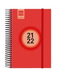 Finocam Secundaria - Agenda Secundaria 2021 2022 , 8º - 120x164 (pequeño), Multicolor (Rojo)