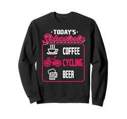 Programma di oggi Caffè Ciclismo Birra Bicicletta Bere Felpa