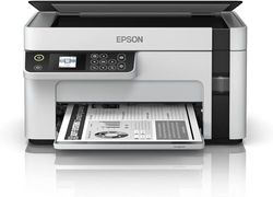 Epson EcoTank ET-M2120 Stampante multifunzione monocromatica 3-in-1 (Stampa, Copia, Scansione), Flaconi Inchiostro Inclusi Rendimento Nero fino a 5000 Pagine, Schermo LCD, Wi-Fi