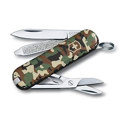 Victorinox Taschenmesser Classic SD, Klein (7 Funktionen, Klinge, Schere, Nagelfeile, Schraubendreher, Pinzette)