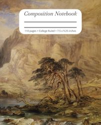 Composition Notebook: College Ruled: Vintage Painting: Isle of Arran, Scotland. | Journal for College, School, Office & Work.