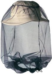 C.A.O. - Moustiquaire de tête en 40D Polyester - Couleur Noir - Hauteur 48 cm - Diamètre ø 42 cm