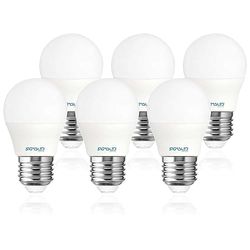 Sigmaled lighting - Lampadina LED E27 6W (equivalente 50W) - 550 lumen - Luce calda 2800K - Attacco grande - Lampada LED G45 mini GLOBO - 6 PEZZI