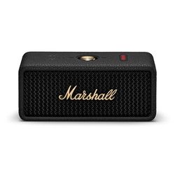 Marshall Emberton III Enceintes Bluetooth Portables, sans Fil, IP67 Résistant à la Poussière et à l'eau, Plus de 32 Heures de Lecture, Charge Rapide - Noir & Laiton