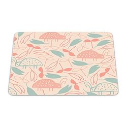 Bonamaison, Tapis de Souris Rectangle Imprimé Numériquement, Fond Antidérapant, pour Bureau et Maison, Taille: 22x18cm