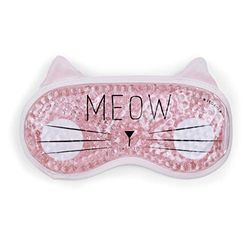 Legami - Chill Out, ooggelmasker, 19,5 x 11 cm (h x b), van pvc en polyester, thema kitty, herbruikbaar, elastisch, verstelbaar, perfecte pasvorm, warm en koud