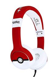 OTL Technologies - Pokemon Pokeball Casque Filaire Enfants Rouge