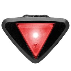 uvex plug-in LED XB044 belysning - passar uvex quatro junior - fast eller blinkande ljus - black-red - one size