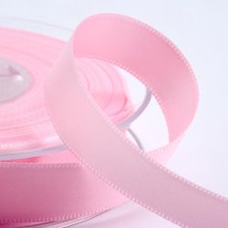 Italian Options Satin Ribbon, 38mm Wide x 25 Metre Roll, Pale Pink