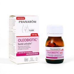 PRANAROM – AROMAFEMINA Santé Urinaire – Huiles Essentielles Pures d’Origan, Cannelle & Sarriette des Montagnes – 15 Capsules