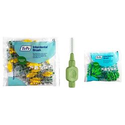 TePe Scovolini interdentali Originali/Spazzolini interdentali di alta qualità con cappuccio, misura ISO 5, verde, 20 pz x confezione & Scovolini interdentali originali – colore: giallo,ISO size 4
