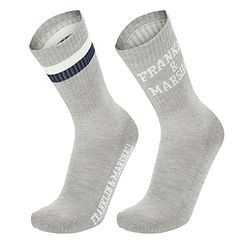 FRANKLIN & MARSHALL Socks-C100868 Light Grey Melange/W 39-42