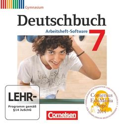 Deutschbuch 7. Schuljahr. Gymnasium Allgemeine Ausgabe. Übungs-CD-ROM zum Arbeitsheft [import allemand]