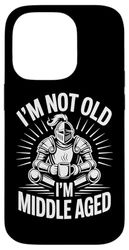 Non sono vecchio Sono Middle Aged Knight Coffee Custodia per iPhone 14 Pro