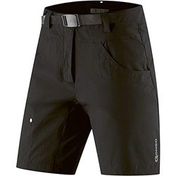 Gonso Mira - Pantaloncini da Ciclismo, da Donna, con Pantaloncini Interni e Imbottitura di Alta qualità, Donna, Pantaloncini da Ciclismo., 25030, Nero, 42