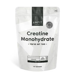Marque Amazon - Amfit Nutrition Monohydrate de créatine micronisé Poudre, Sans saveur, 500g (lot de 1), 147 portions