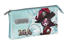 Triple Catrinas Claire, Noelia och Lila, 220x30x120 mm, Azulado