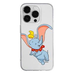 ERT GROUP mobile phone case for Apple Iphone 14 PRO original and officially Licensed Disney pattern Dumbo 015 optimally adapted to the shape of the mobile phone, partially transparent