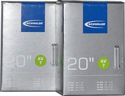Schwalbe 10415310 Innerrör, 40 mm, Silver