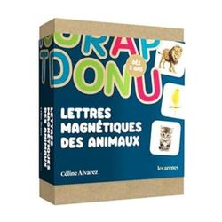 Coffret Lettres magnétiques animaux Céline Alvarez