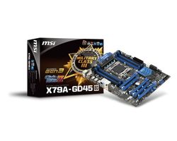 MSI X79A-GD45 8D - Scheda madre ATX, Intel X79, 8x memorie DDR3, 2x SATA III, 2x USB 3.0