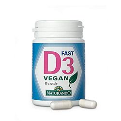 Naturando D3 Fast Vegan Complemento Alimenticio A Base De Vitamina D3 De Origen Vegetal - 60 Cápsulas