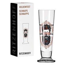 RITZENHOFF 1068240 Heldenfest 4 - Bicchiere da grappa in vetro, 52 ml