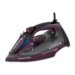 Russell Hobbs stoomstrijkijzer [2800W, 195g stoomstoot, 50g variabele stoomoutput] Control Pro Ultra (Keramische anti-stick strijkzool, 380 ml tank, zelfreinigend, anti-kalk en anti-druppel) 27281-56