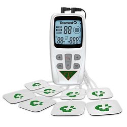TESMED Fit Spierelektrostimulator voor EMS, TENS, massage (3-in-1), 22 programma's, waarvan 6 personaliseerbaar, perfect voor het verlichten van pijn en het stimuleren van buik, billen, borstspieren