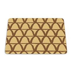 Bonamaison, Tapis de Souris Rectangle Imprimé Numériquement, Fond Antidérapant, pour Bureau et Maison, Taille: 22x18cm