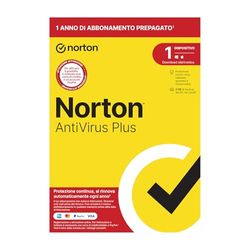 Norton Antivirus Plus 2024, 1 Dispositivo, Licenza di 1 anno con rinnovo automatico, PC o Mac