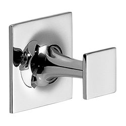 Gedy Wizard Wall Hanger, Size: 4, 9 x 4.6 cm, Brass and Cromall Clothes Hanger, Chrome Flower, Fixable with bioadhesive 3 m, Design R&D, 2 Years Warranty, Unique