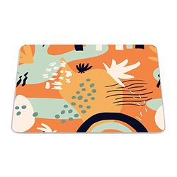 Bonamaison, Rectangle Pop Art Digital Printed Mouse Pad, Non-Slip Base, for Office and Home, Size: 22 x 18 cm