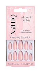 Nail HQ Almond Ombre Nails (24 Pieces)