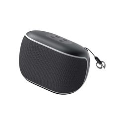 IRRADIO IR-SK800BT, Speaker Wireless Compatto con Audio Potente, BT 5.3, 6h di Autonomia, Impermeabile IPX4, Vivavoce, TWS, USB-C, Portatile con Scocca in ABS e Tessuto Nero