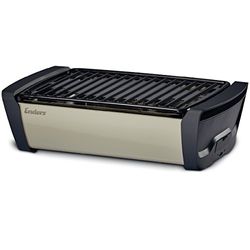 Enders Aurora Barbacoa carbon sin humo – Barbacoa pequeña con tecnología aireación, Bbq carbon con batería y conexión powerbank – Barbacoa de carbon para balcón, picnic y camping Taupe 1363