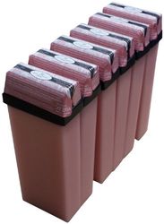 Beauty Image Champagne Strawberry Warm Wax Roll On - Pack of 6