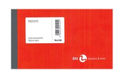 B&M Blocco ricevute generiche BM 50 Vellen 2 COPIES Koolstofloos 10 x 17 cm art260 BM [0100145], 1 stuk