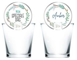 Folat 66954 'Mijn Speciale Dag' Glass Marker Pack of 10 Multicoloured