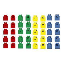 Softee vest model set 5 softee tuinbroeken genummerd van 16 tot 20