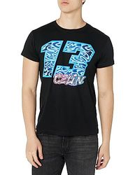 VR 46 13 vis T-Shirt, Noir, XS Hommes