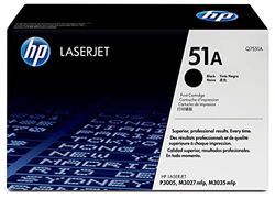 HP 51A Q7551A, Cartuccia Toner Originale HP da 6500 Pagine, Compatibile con le Stampanti HP LaserJet M3027 MFP, M3035 MFP e P3005, Nero