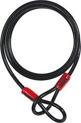 ABUS linka Cobra 5/75 - linka stalowa pokryta tworzywem sztucznym - zabezpieczenie akcesoriów rowerowych i motocyklowych - długość 75 cm, grubość 5 mm
