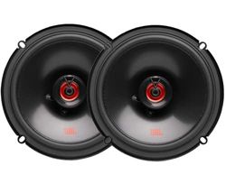 JBL Club 620F Ensemble de Haut Parleur Voiture à 2 Voies - Enceinte Harman Kardon de 180 Watts à Plat - 2 pièces Baffle Car Audio Grand 16-17 cm - 6,5 Pouces - sans Grille de Couverture