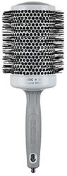 Olivia Garden Ceramic + Ion Brosse Thermale Ronde Diamètre - Antistatique, Tourmaline-Ion et Poils en Nylon - 6.5 - 8.5 cm