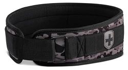 Harbinger Cinturón de Levantamiento de Pesas Foam Core 4.5" (11.43cm) –Ajuste Contorneado con 9 Soportes de Espuma para Estabilidad de Espalda y Core,Hebilla de Acero,Forro Suave,Unisex,Gris,Mediano