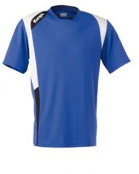Kempa Maglietta Base, Unisex, Shirt Base, Royal/Bianco/Nero, S