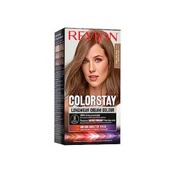 Revlon ColorStay - Coloration Permanente - Coloration Cheveux Longue Tenue - Couvre 100% des cheveux blancs - Jusqu’à 8 semaines - Huile de Macadamia et de Beurre de Murumuru - N7.1 Blond Foncé Cendré